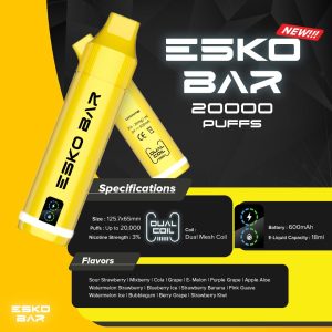 Esko Bar 20000 Puffs|Esko 20000 Puffs| Esko Bar 20K Puffs